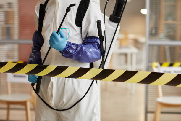 Professional Trauma Scene Cleanup technician working in Hyde Park, MA
